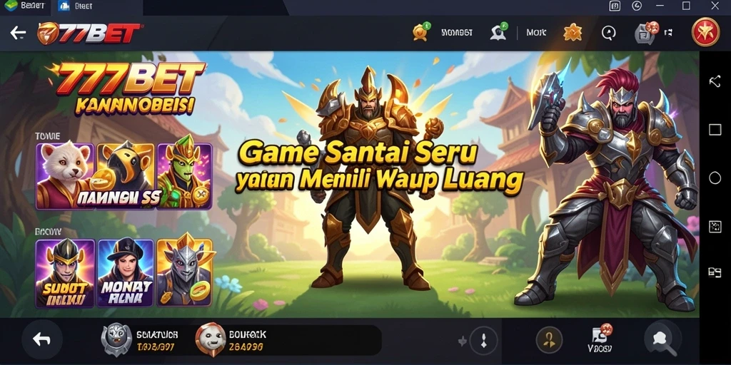 Tampilan permainan 777BET yang seru dan menarik.