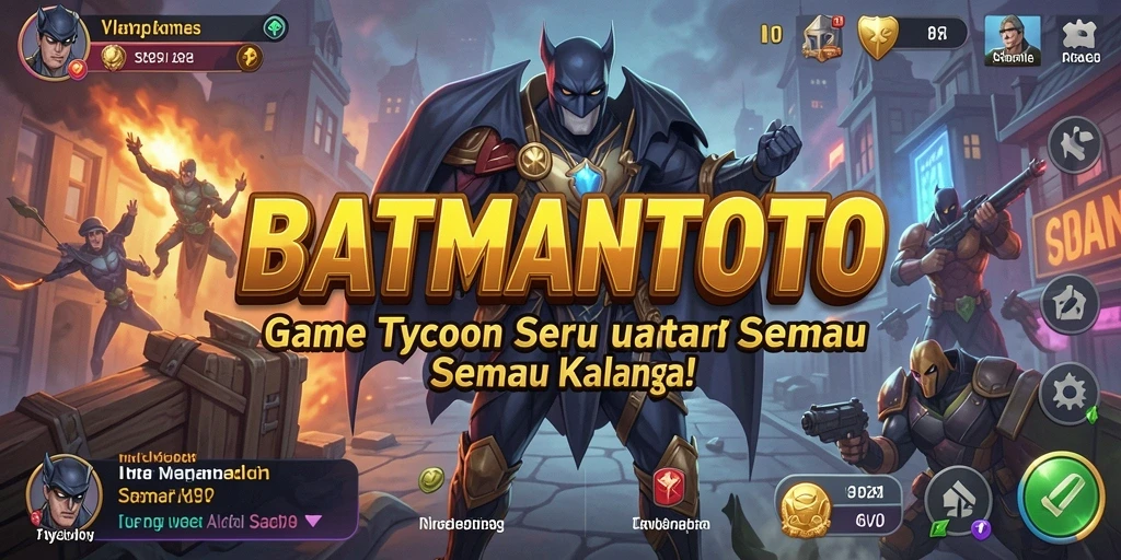 Screenshot gameplay BATMANTOTO menampilkan aktivitas bisnis yang seru.