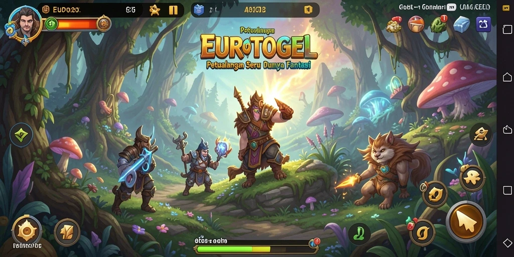Screenshoot gameplay EUROTOGEL menampilkan karakter menjelajah dunia luas dan penuh misteri.
