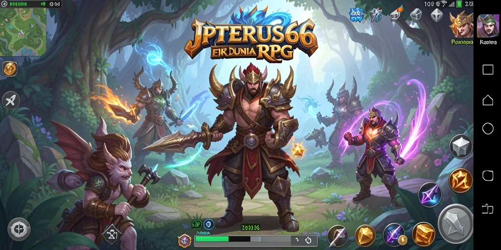 Screenshot gameplay JPTERUS66 yang menampilkan aksi pertempuran seru dan petualangan.
