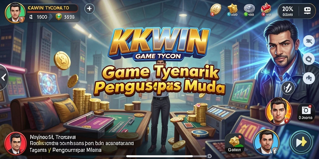 Tampilan gameplay KKWIN yang menarik dan dinamis.