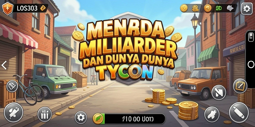 Tampilan gameplay mengasyikkan dari LOS303 di dunia Tycoon.