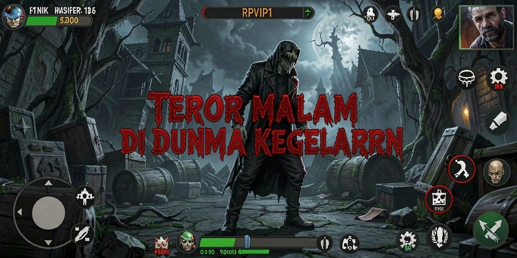 Screenshot RPVIP1 menampilkan suasana gameplay Horror yang mencekam.