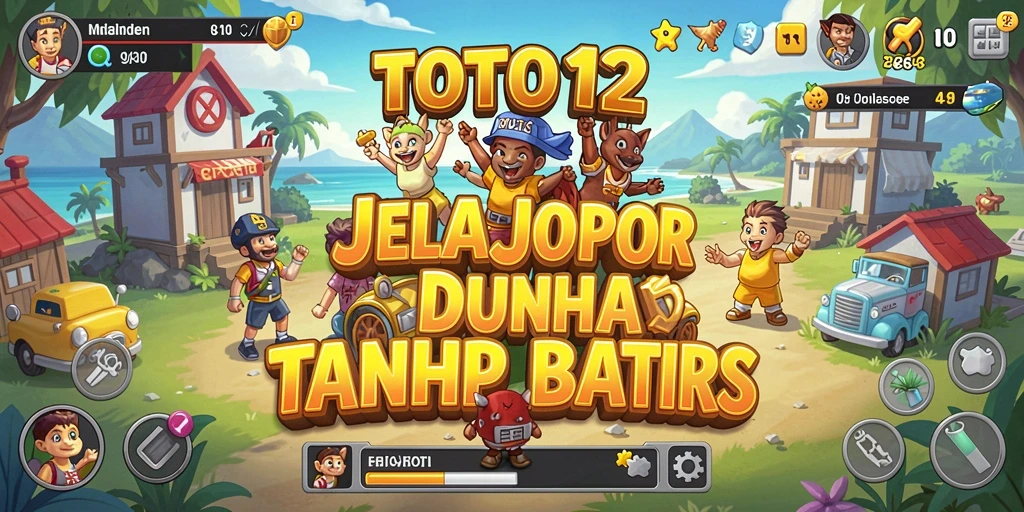 Tampilan gameplay TOTO12 yang menakjubkan dengan dunia terbuka yang luas.
