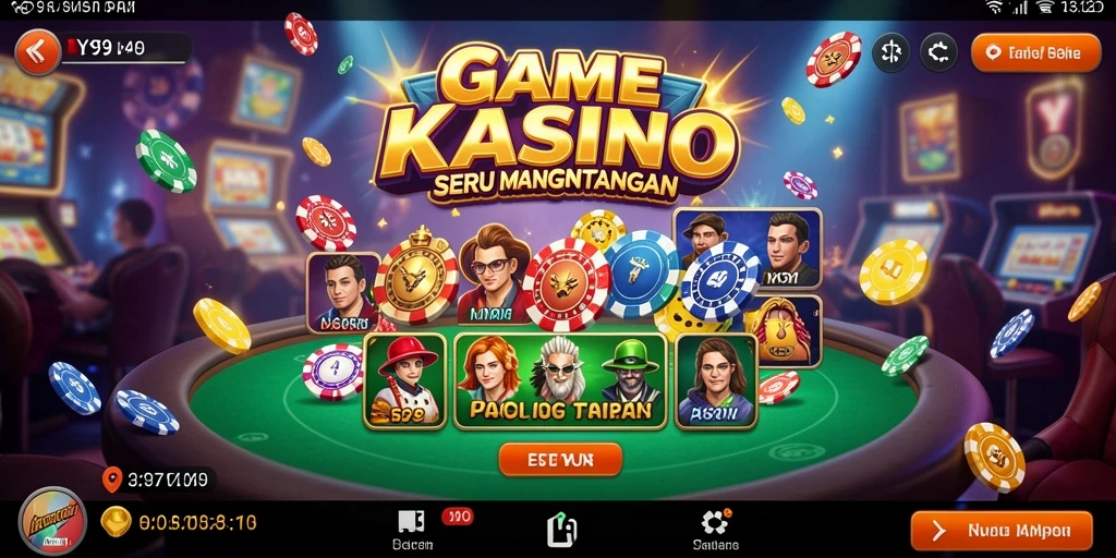 Tampilan gameplay Kasino Y89 yang menarik dan penuh aksi.